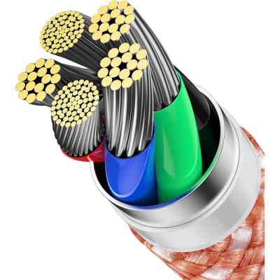 Дата кабель USB-C to Lightning 2.0m 20W orange Baseus (CALD000107) Вінниця