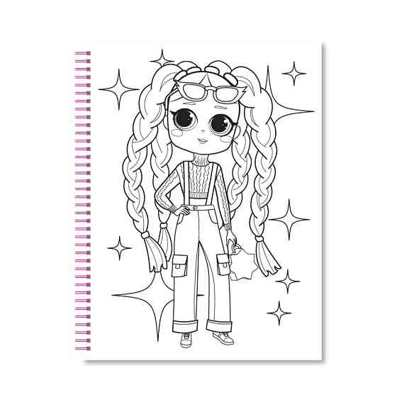 Дитяча розмальовка з олівцями "Coloring fun" НТ-39-01, 24 аркуши Вінниця