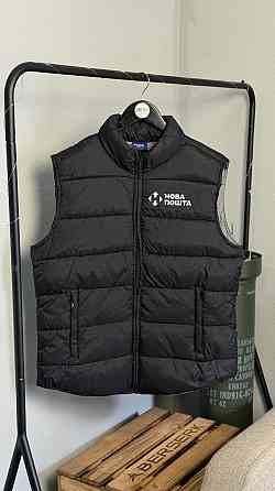 Жилет із логотипом Нова Пошта L, Чорний Чернівці