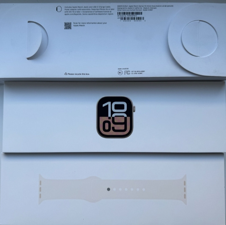 Новый запакована Apple Watch 10 42mm. Rose Gold. Киев - изображение 5