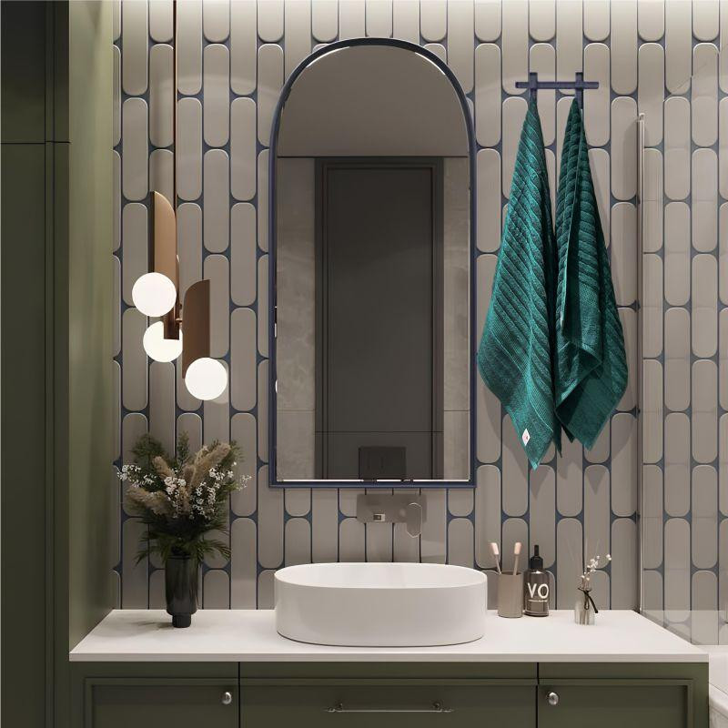 Набор 2 жаккардовых полотенца Lovely Svi для ванной, отелей, в подарок, 70х140 см Oxford Stripe темно-зеленый Киев - изображение 2