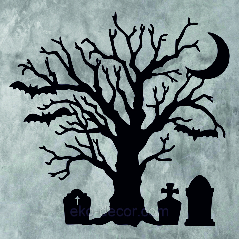 Декоративное настенное 3D Панно «Хэллоуин», Декор на стену с объемом Киев - изображение 10