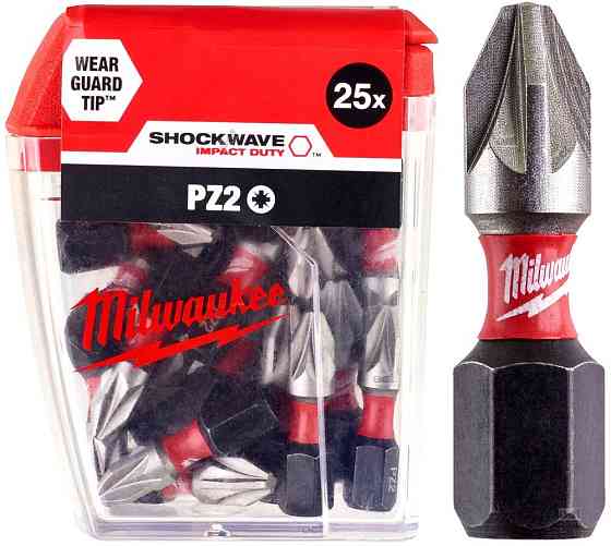 Біта SHOCKWAVE MILWAUKEE, PZ2, 25мм, (25шт) Одесса