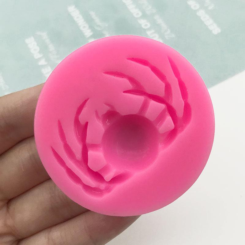 Молд силиконовый Паук 55 мм розовый Киев - изображение 5