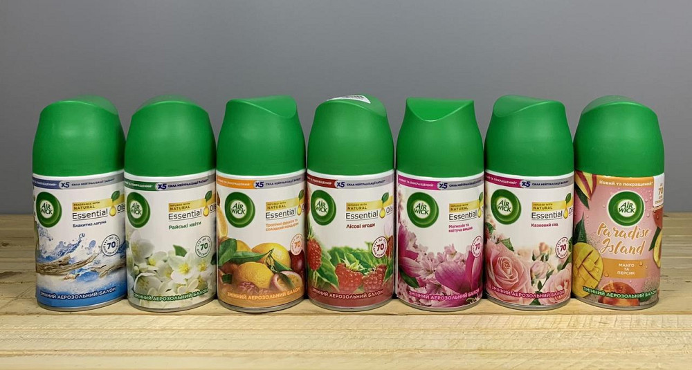 🌸 Air Wick — змінний аерозольний балон Essential Oils (різні аромати) Київ - фото 1