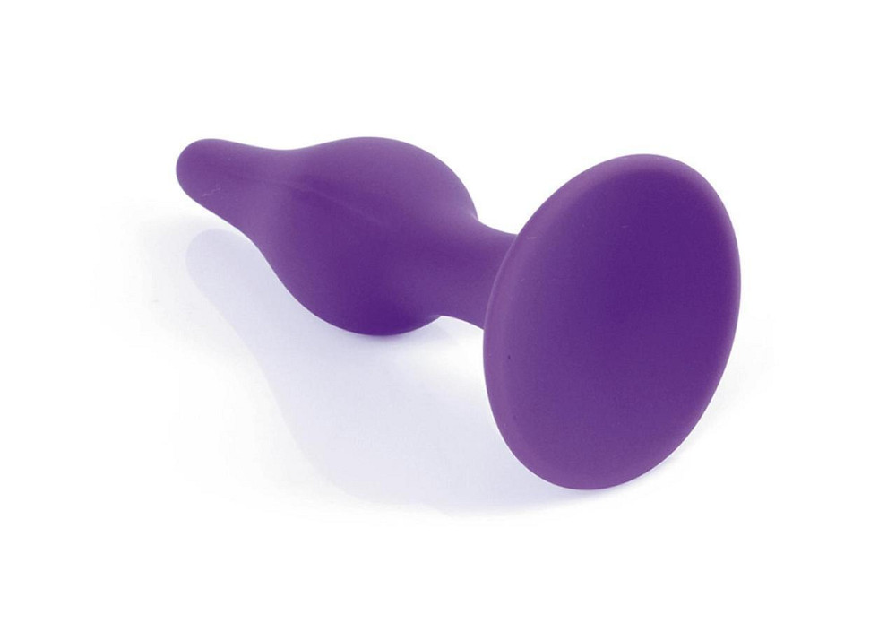 Анальна пробка - Silicone Purple Plug M Sex Aura Київ - фото 2