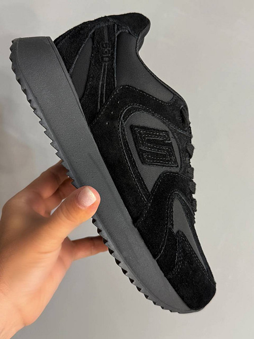 Кроссовки женские Hengji M-1 замшевые комбинированные с текстилем демисезонные черные, 39, 25 см Киев - изображение 13