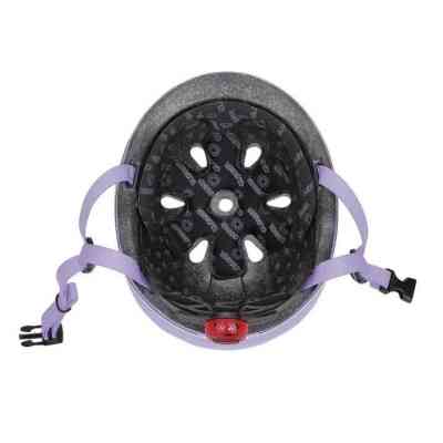 Шлем Globber Go up lights 45-51см лавандовий, з ліхтариком (506-103) Винница