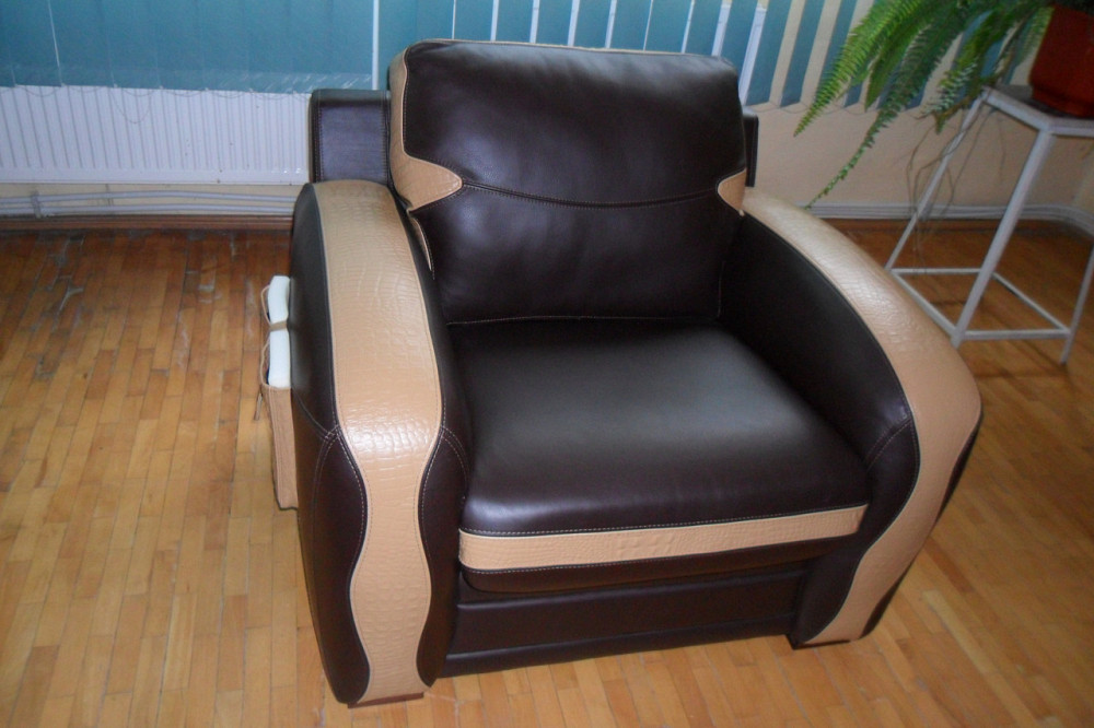 Диван шкіряний (кожаный) розкладний модель 409 ZEUS Ужгород - изображение 7