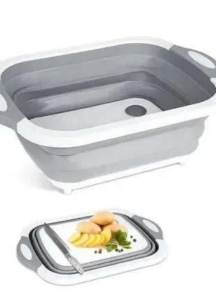 Доска разделочная 2 в 1, Миска доска трансформер для кухни PR2 Полтава - изображение 1