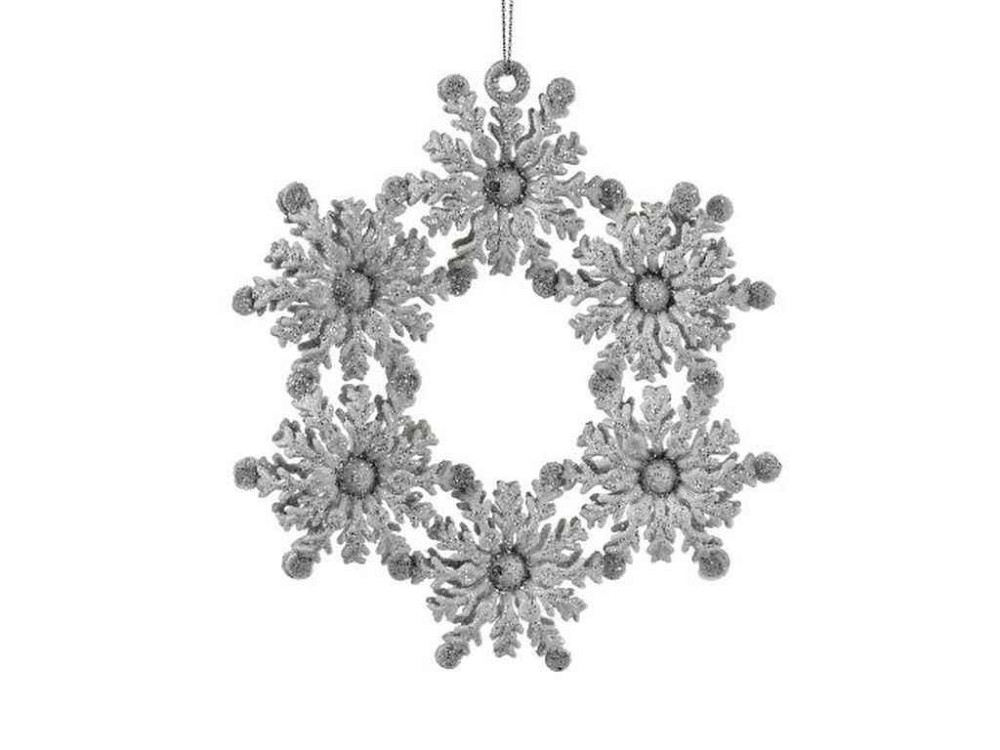 Фигурка-подвеска новогодняя Snowflake R96209 ТМ STENSON Киев - изображение 1