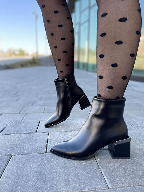 Lino Marano Черевики жіночі Lino Marano C482 чорні (весна-осінь, еко-шкіра) (4815) 35 Коломыя - изображение 1