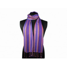 Женский шарф фиолетовый в полоску Киев - изображение 1