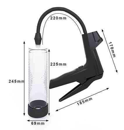 Вакуумна помпа - Manual Pump with digital display Sex Aura Київ
