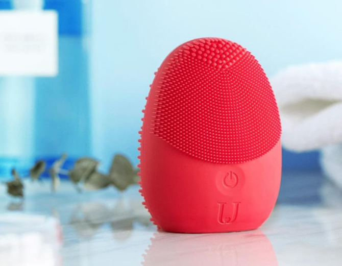 Масажер щітка для чищення обличчя Xiaomi JORDAN & JUDY Face Cleaning NV0001 (red) Київ - фото 2