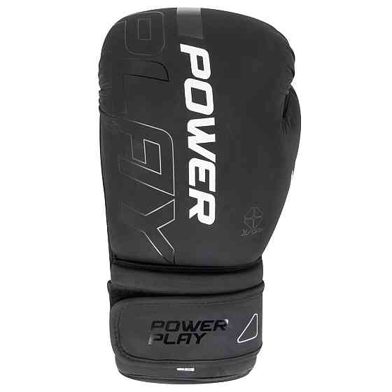 Боксерські рукавиці PowerPlay 3024 Ultra Mat Чорно-Білі 14 унцій Кам'янське
