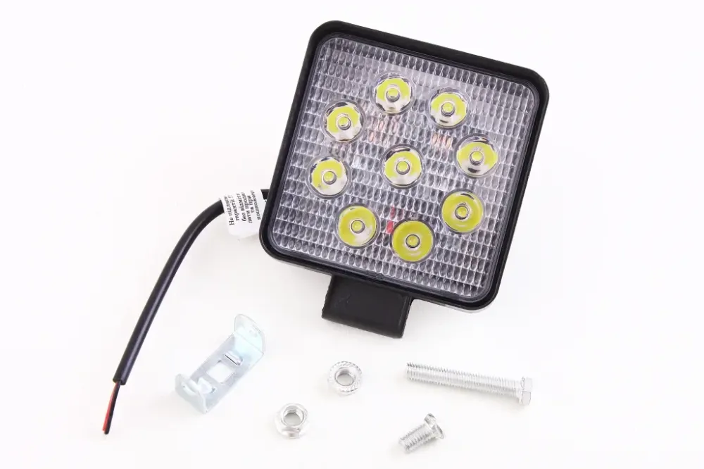 Фара дневного света 110*120*32мм Cyclone 9 Epistar 3W/1400лм/6000К (направленный дальний) Винница - изображение 1