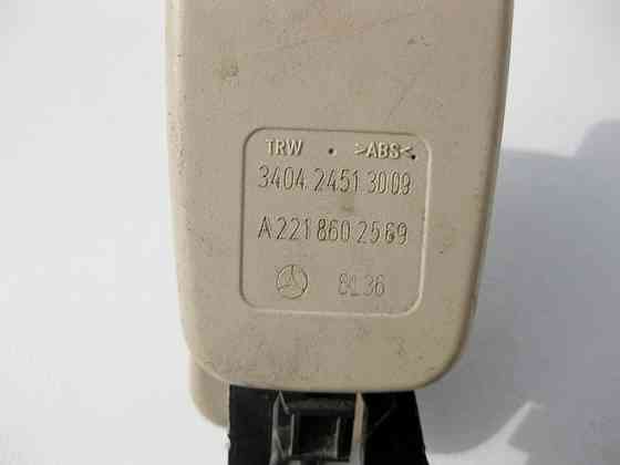 Mercedes-Benz  A2218602569 8L36 Замок - засувка заднього правого ременя безпеки бежева S-Class W221 Одесса