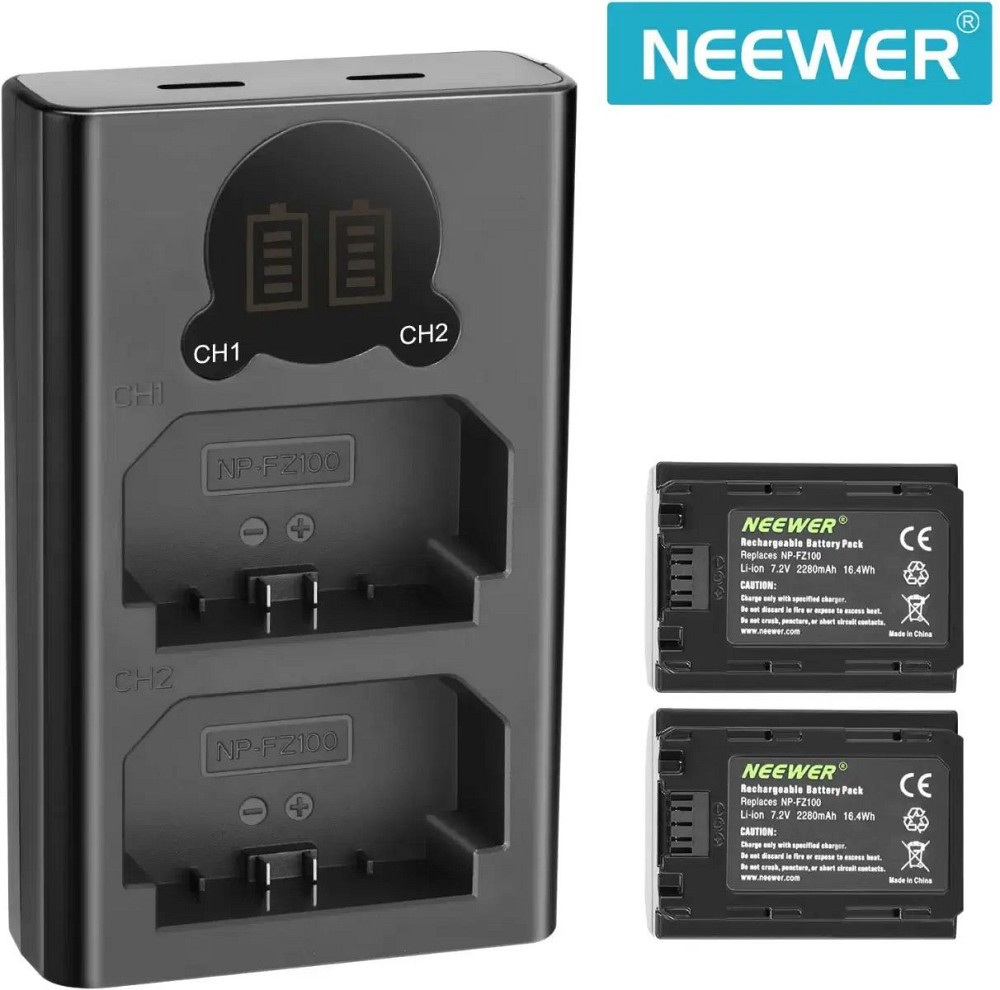 Комплект зарядний пристрій та акумулятори для Sony NP-FZ100 Луцьк - фото 2