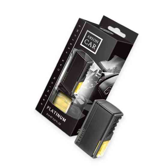 Освежитель воздуха ароматизатор на обдув жидкий 8мл areon car platinum Мукачево