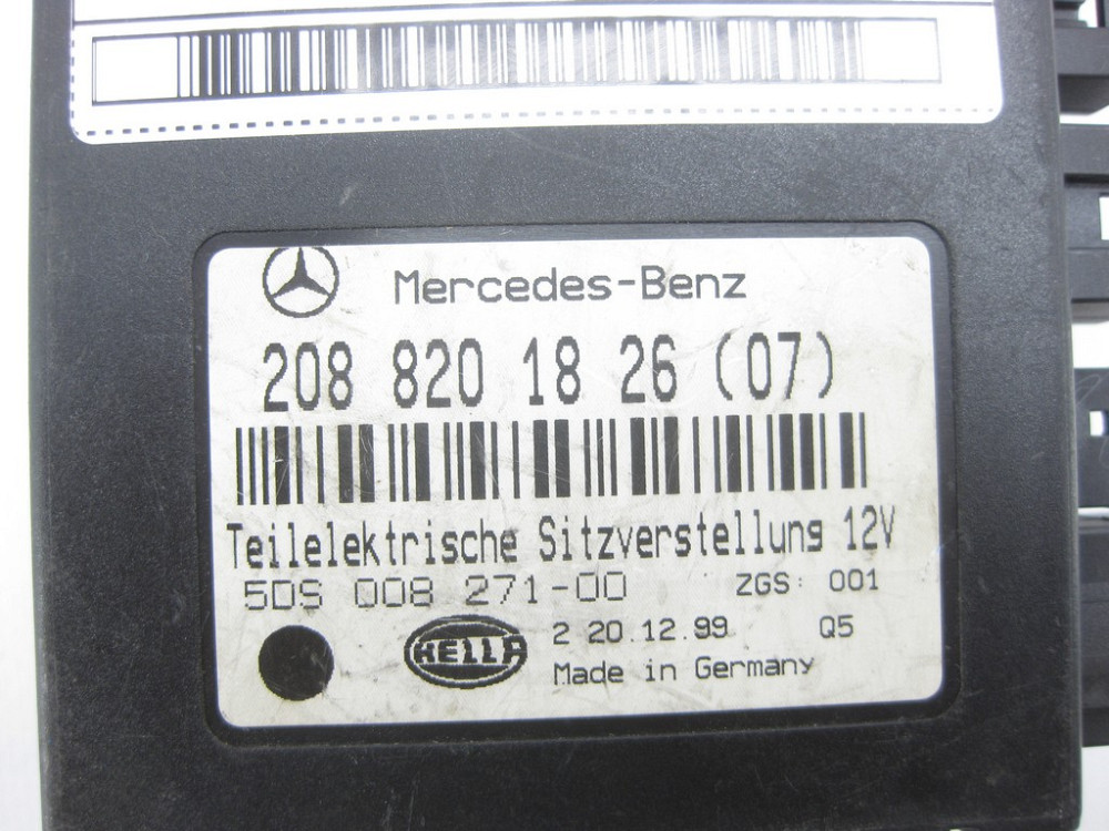 Mercedes-Benz  A2088201826 Блок керування сидінням CLK Coupe C208 CLK Cabriolet A208 Одеса - фото 3