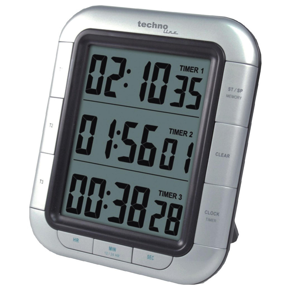 Таймер кухонный Technoline KT300 Magnetic Silver (KT300) Київ - фото 1