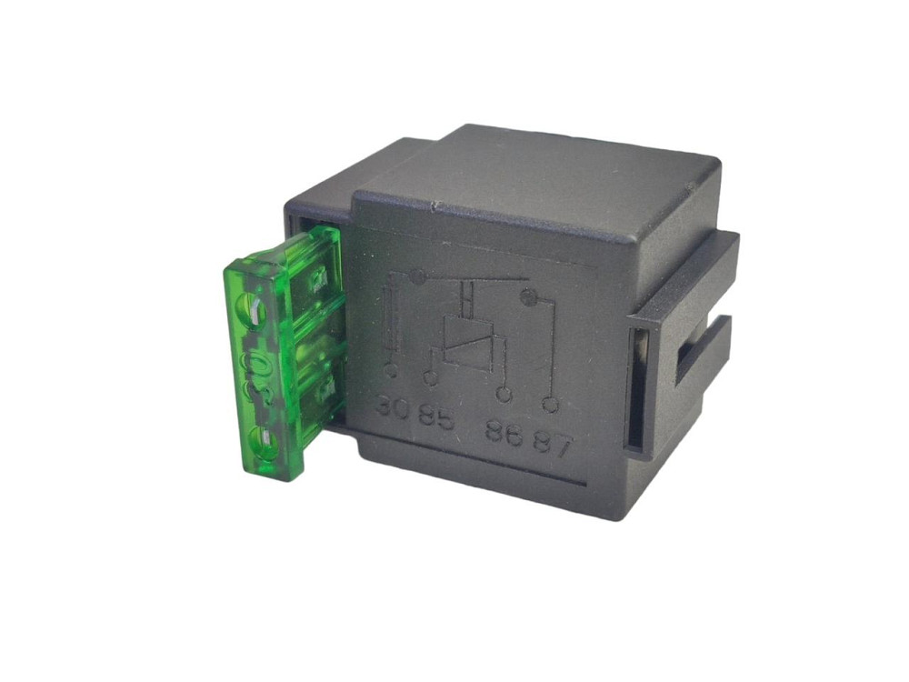 Реле контакту 12В 30А універсальне, стартера, світла (з кріпленням та запобіжником) 4 Мукачево - фото 1