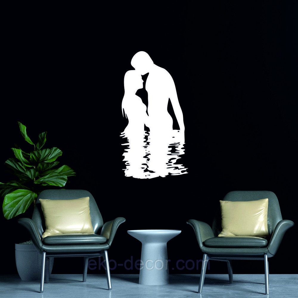 Декоративное настенное Панно «Он и Она», Декор на стену 70*37 см, Белый Киев - изображение 7