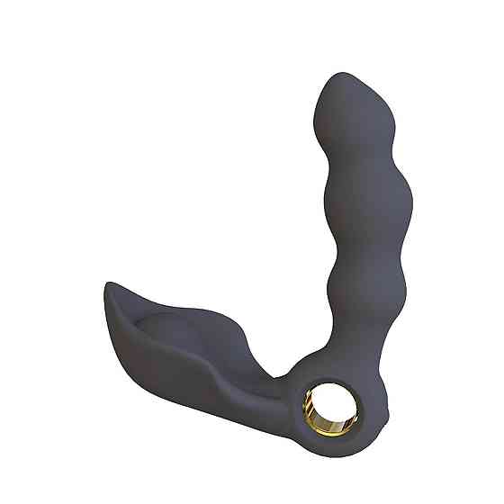 Масажер простати - Angelo Male Prostate Triple Stimulation Black Sex Aura Київ