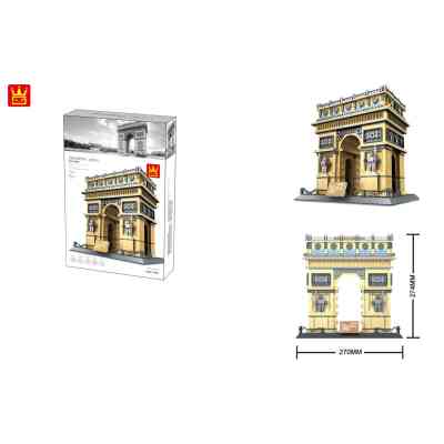 Конструктор Wange Триумфальная арка Парижа, Франция (WNG-Triomphe-Arc) Винница
