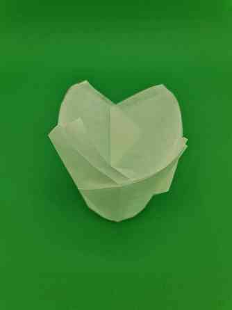 Тарталетки паперові для кексів ТЛ-150 Тюльпан Білий" (50*60/80) (100 шт.) (1 уп.) Харків