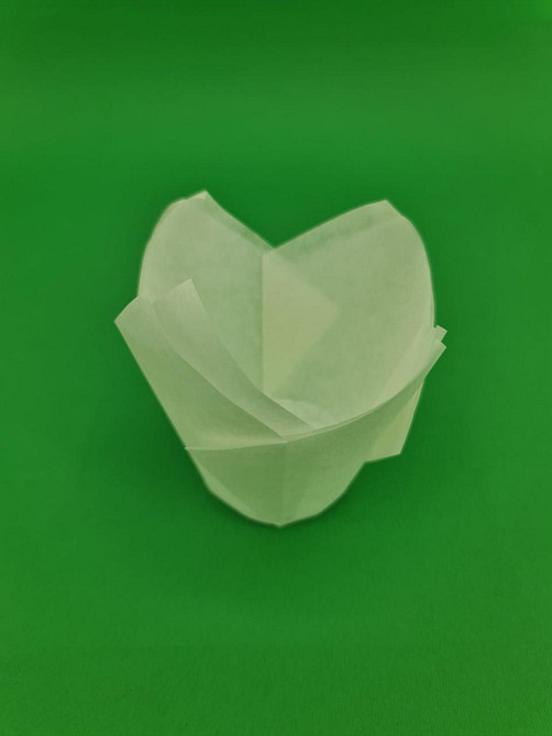 Тарталетки паперові для кексів ТЛ-150 Тюльпан Білий" (50*60/80) (100 шт.) (1 уп.) Харків - фото 4