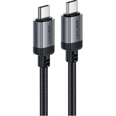 Дата кабель USB-C to USB-C 1.2m 3A aluminum alloy C20-03 Black Acefast (6974316283775) Винница - изображение 2