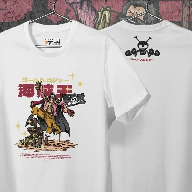 Футболка для підлітка хлопчика з принтом Ван Пис Gold D Roger WE Розмір 160 Anime10241 Дніпро - фото 4