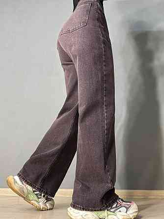 Джинсы женские Its Basic 2499-2 WIDE LEG палаццо с выточками коричневые, коричневый, 36, 36, 70 см, 97 см Киев