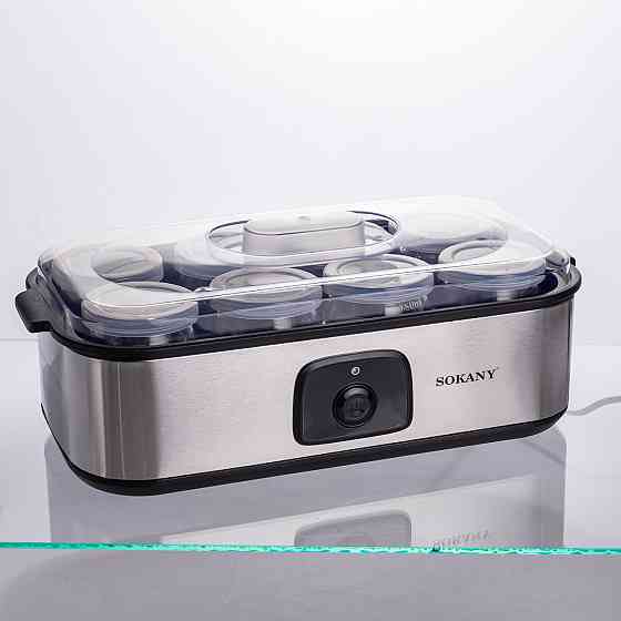 Sokany Йогуртниця електрична на 8 баночок по 180 (мл) 20 Вт SK-08109 Коломыя