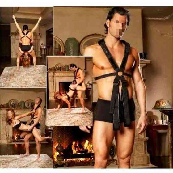 БДСМ гойдалка на плечі (бондаж для пікантних поз) - Чорний - Садо-мазо Вінниця