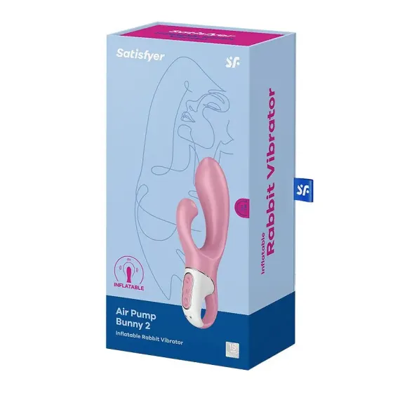Вібратор-кролик надувний Satisfyer Air Pump Bunny 2 Львів