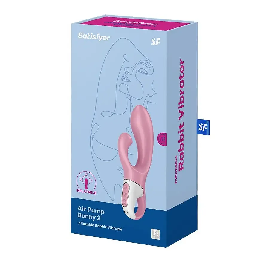 Вібратор-кролик надувний Satisfyer Air Pump Bunny 2 Львів - фото 5