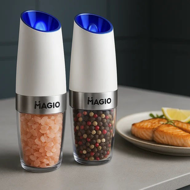 Електричний гравітаційний подрібнювач спецій Magio MG-212 BI-80 Львів - фото 4