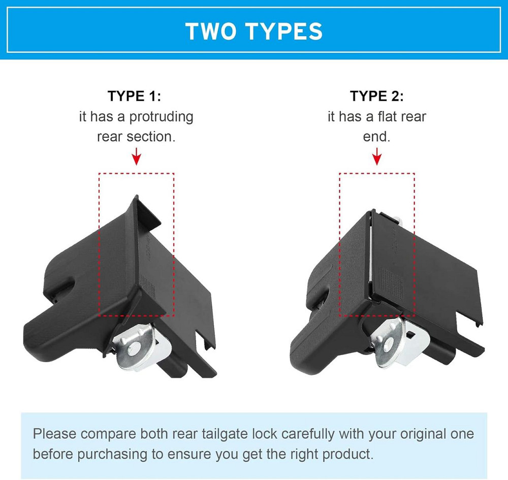 Замок багажника 5K0827505A чорний для VW Golf Polo Touran Passat Tiguan Seat Leon Altea XL 4-pin корпус замка багажника заміна Київ - фото 6