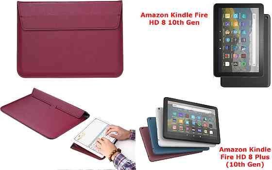 Чехол-конверт VitoCase для Amazon Kindle Fire HD 8 10th Gen, Fire HD 8 Plus (10th Gen), с функцией подставки Киев