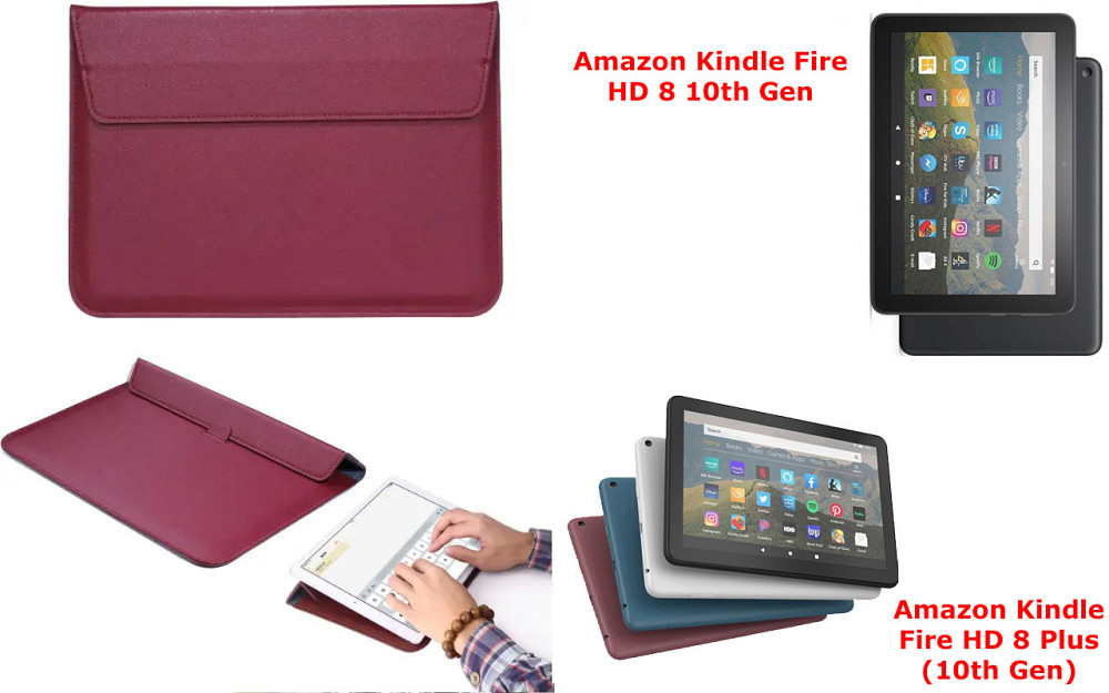 Чехол-конверт VitoCase для Amazon Kindle Fire HD 8 10th Gen, Fire HD 8 Plus (10th Gen), с функцией подставки Киев - изображение 1