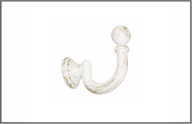 ГАЧОК металевий Orvit 35 мм БІЛЕ ЗОЛОТО (матове) Львов - изображение 1