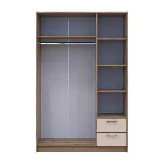 Шкаф для одежды Doros Ронди Дуб Артизан/Кашемир 3ДСП 121х52х195 DRS-011661 (80737815) Львов