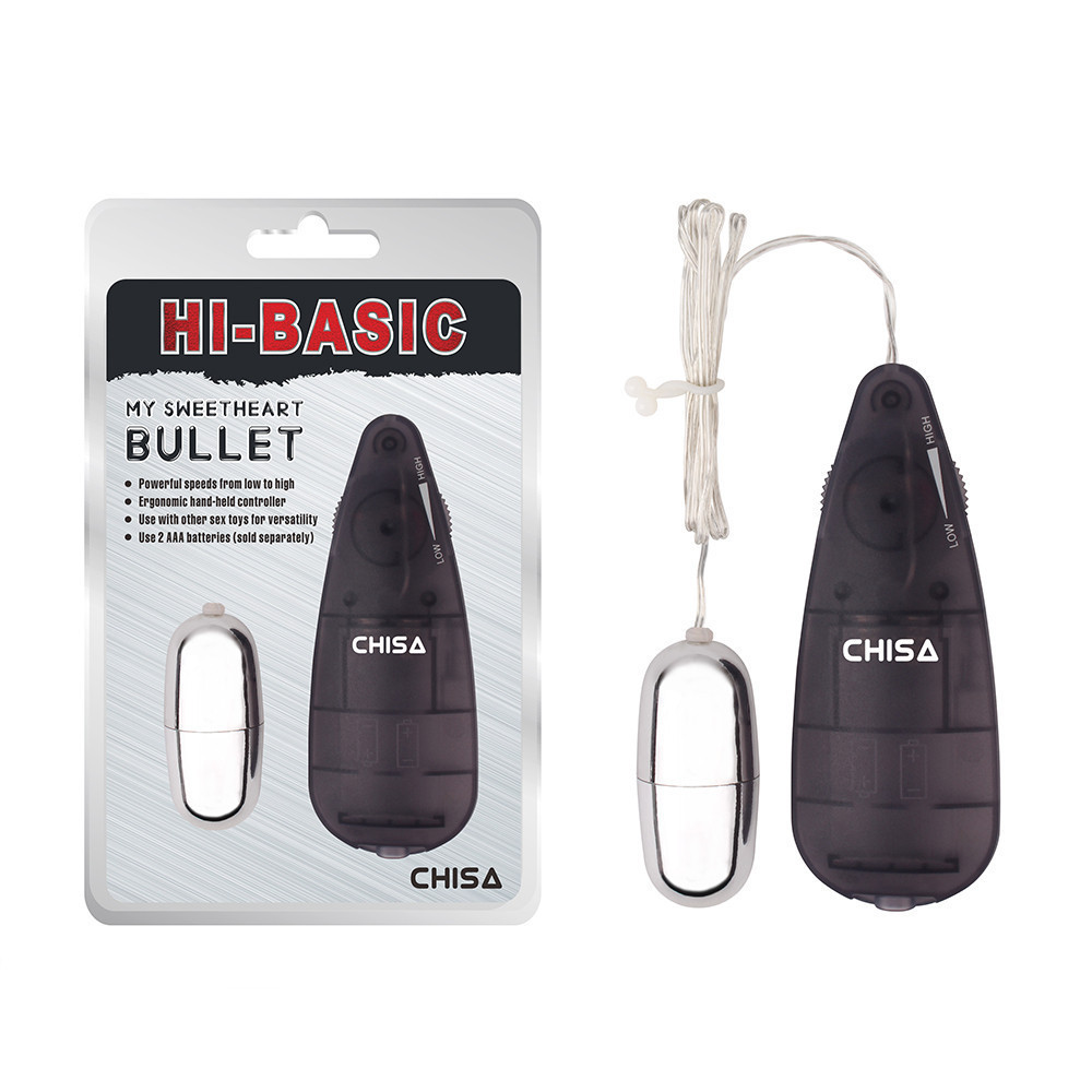 Вибропуля на пульте управления Chisa Hi-Basic, серебристый Sex Aura Киев - изображение 1
