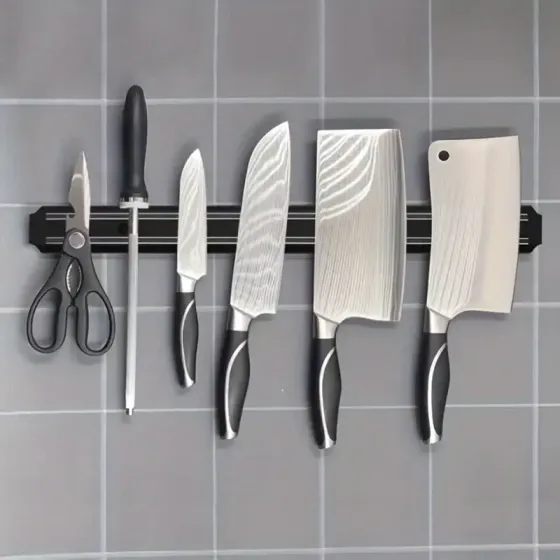 Магнитная планка 33 см для крепления ножей и инструментов Киев