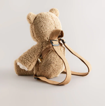 Рюкзак дитячий плюшевий Bear Backpack Коричневий Київ