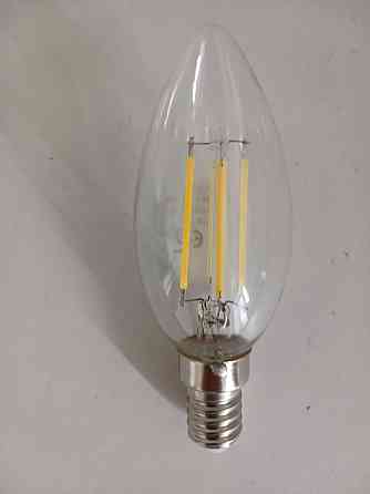Лампочка LED SIRIUSSTAR filament clear 4202 8W (C37-4200K-E14) Коломия