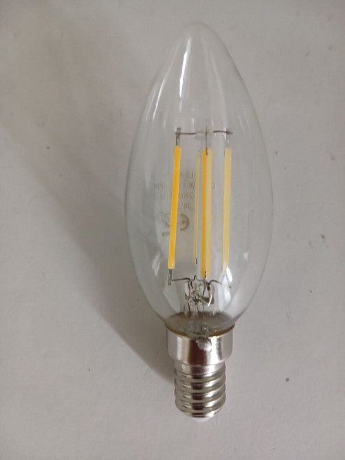 Лампочка LED SIRIUSSTAR filament clear 4202 8W (C37-4200K-E14) Коломия - фото 2